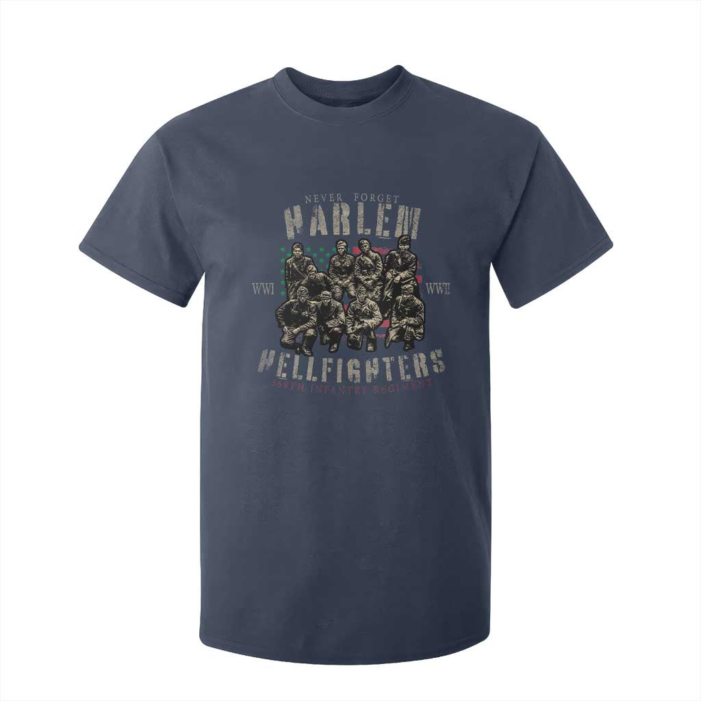 Harlem Hellfighters T Shirt For Kid American Military Soldiers Black History