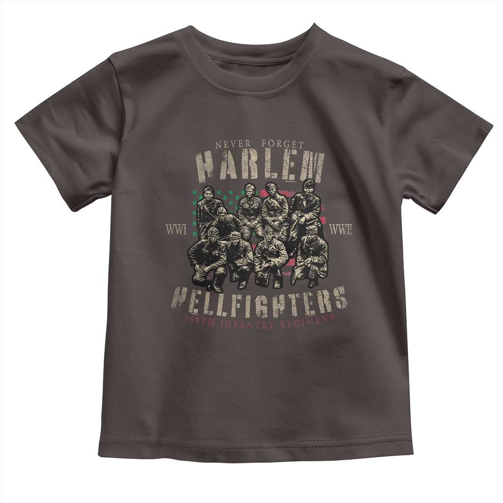 Harlem Hellfighters Toddler T Shirt American Military Soldiers Black History