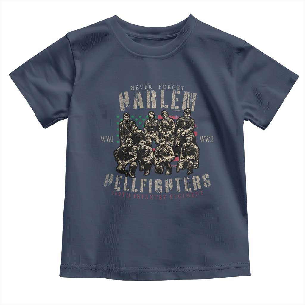 Harlem Hellfighters Toddler T Shirt American Military Soldiers Black History