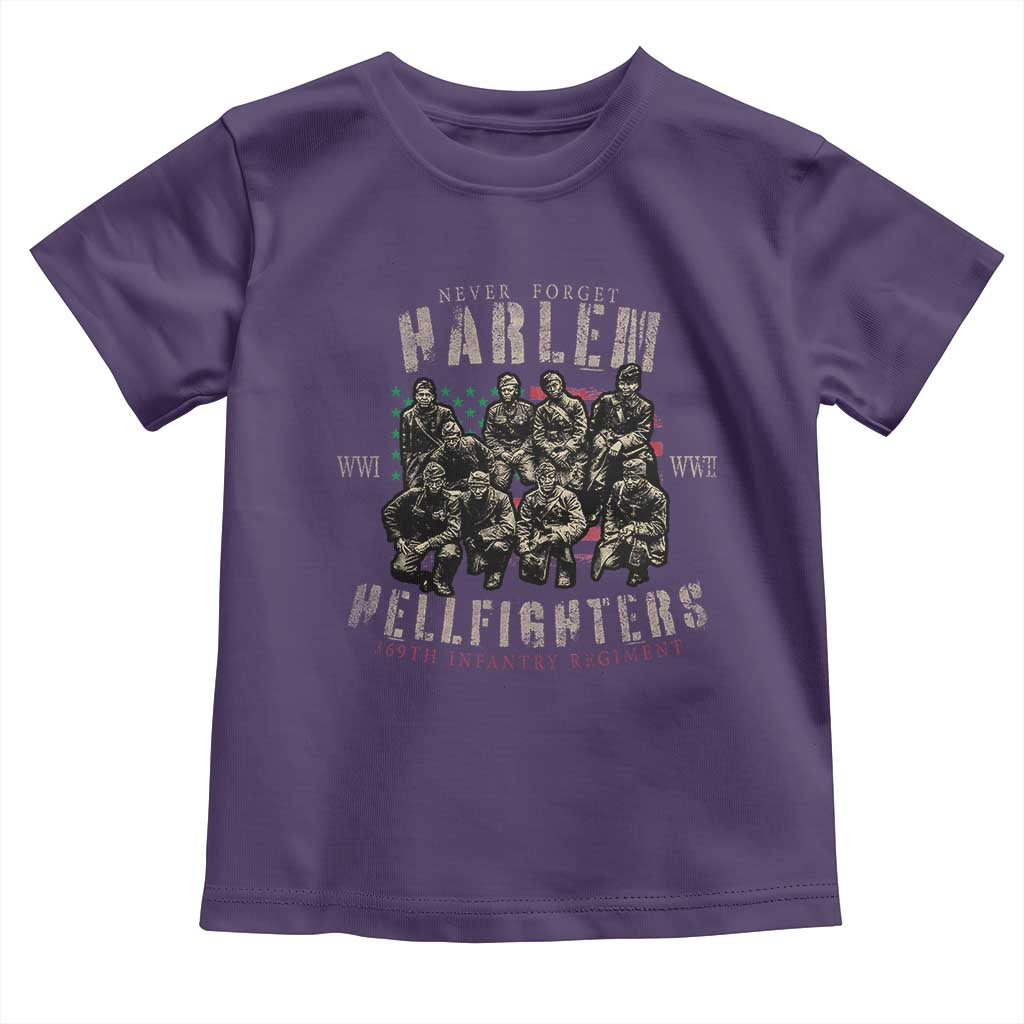 Harlem Hellfighters Toddler T Shirt American Military Soldiers Black History