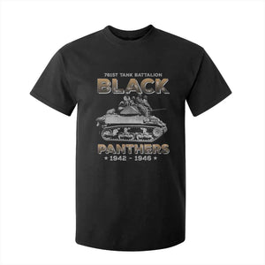 761st Tank Battalion Tribute T Shirt For Kid Black Panther Party History