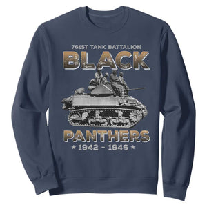761st Tank Battalion Tribute Sweatshirt Black Panther Party History