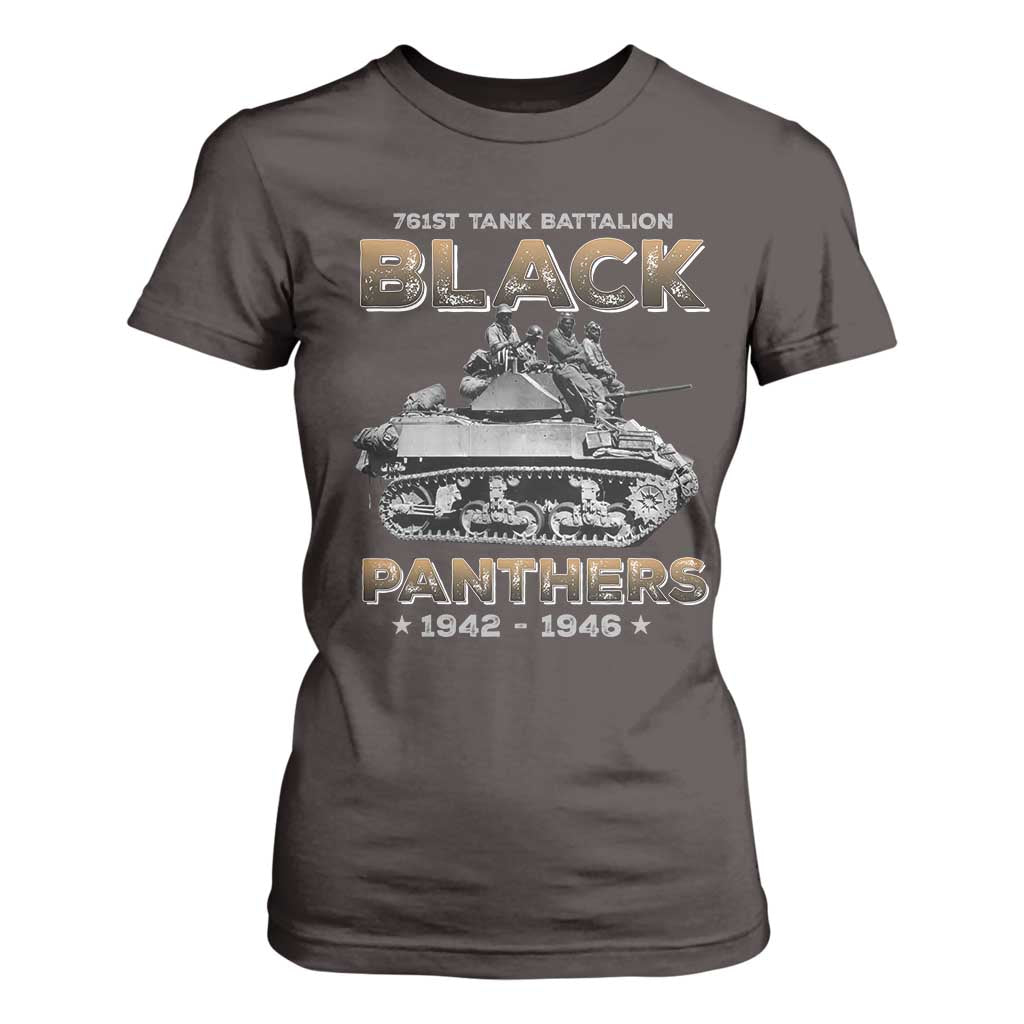 761st Tank Battalion Tribute T Shirt For Women Black Panther Party History