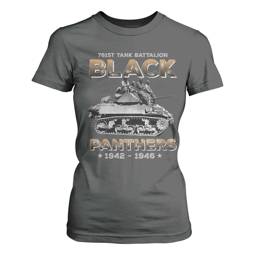 761st Tank Battalion Tribute T Shirt For Women Black Panther Party History
