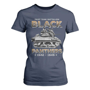 761st Tank Battalion Tribute T Shirt For Women Black Panther Party History