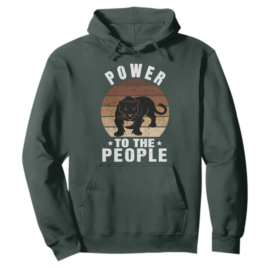 Black Panther Party Hoodie Power To The People Black History