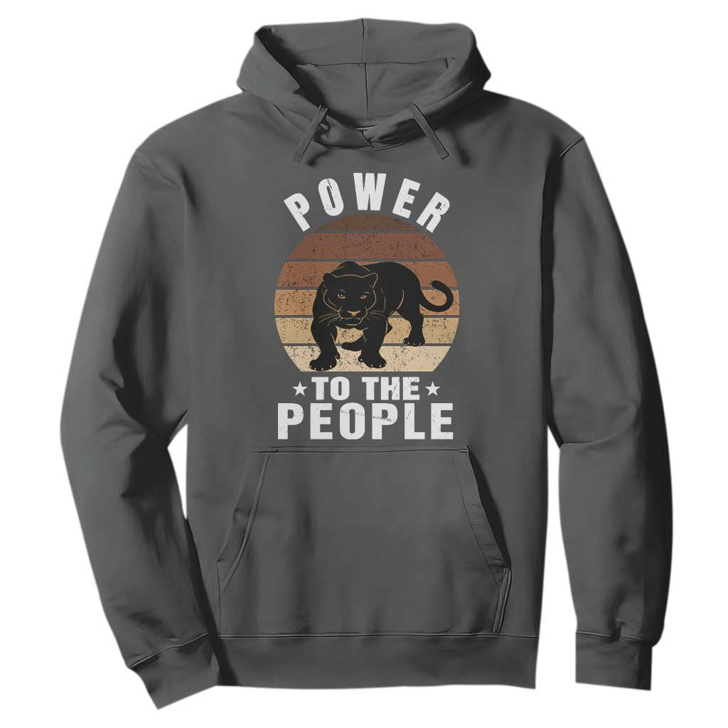 Black Panther Party Hoodie Power To The People Black History