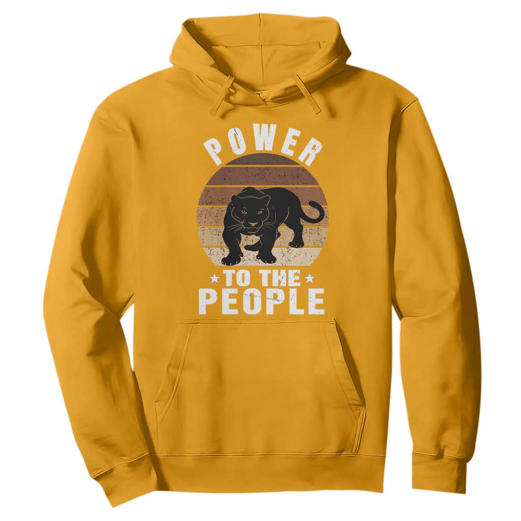Black Panther Party Hoodie Power To The People Black History