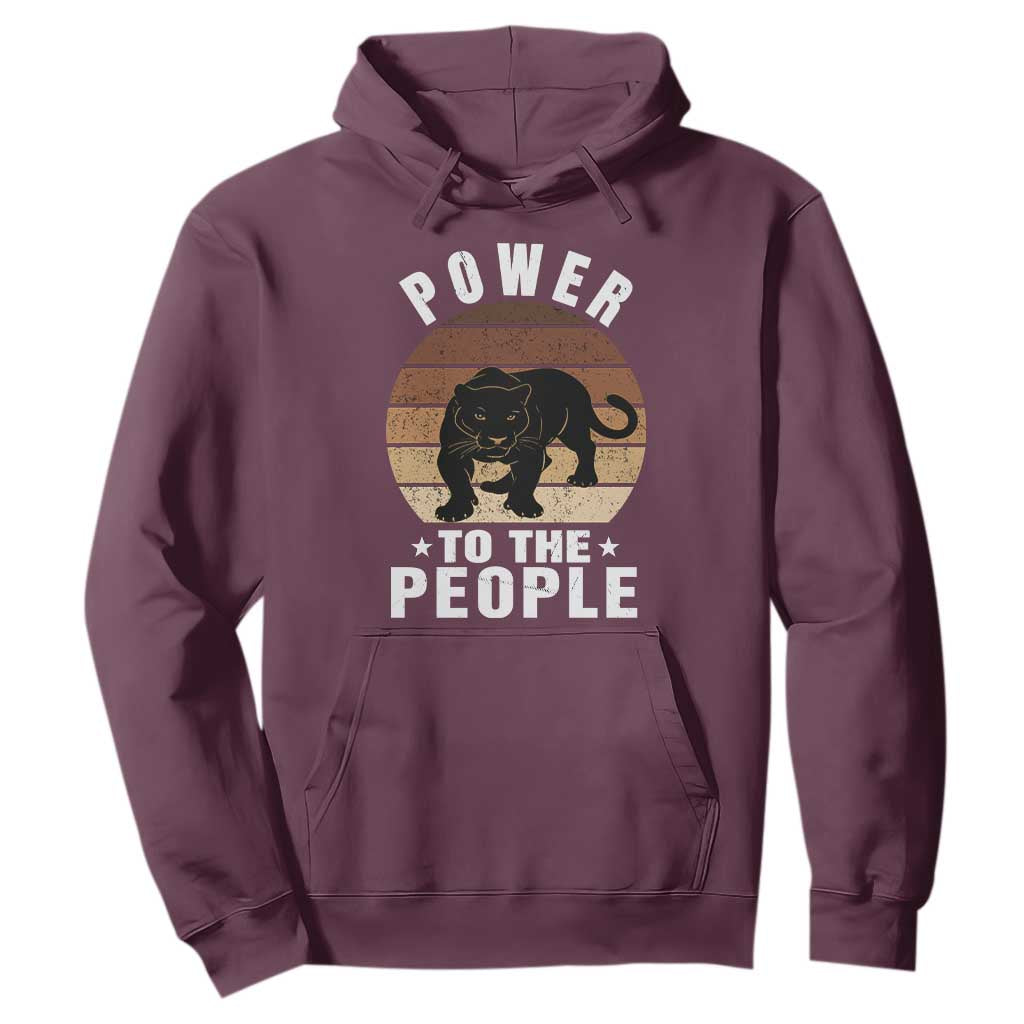 Black Panther Party Hoodie Power To The People Black History