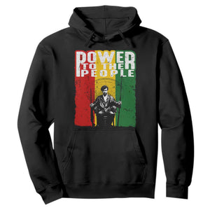 Black Panther Party Huey P. Newton Hoodie Power To The People