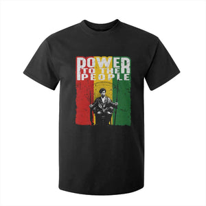 Black Panther Party Huey P. Newton T Shirt For Kid Power To The People