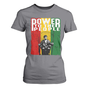 Black Panther Party Huey P. Newton T Shirt For Women Power To The People