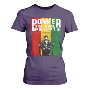 Black Panther Party Huey P. Newton T Shirt For Women Power To The People