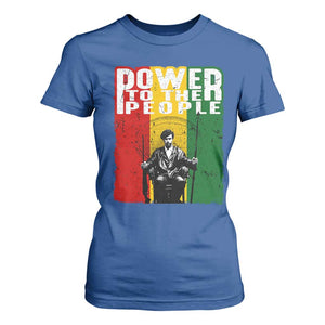 Black Panther Party Huey P. Newton T Shirt For Women Power To The People