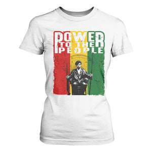 Black Panther Party Huey P. Newton T Shirt For Women Power To The People