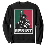 Resist Angela Davis Sweatshirt Black Panther Party History Civil Rights