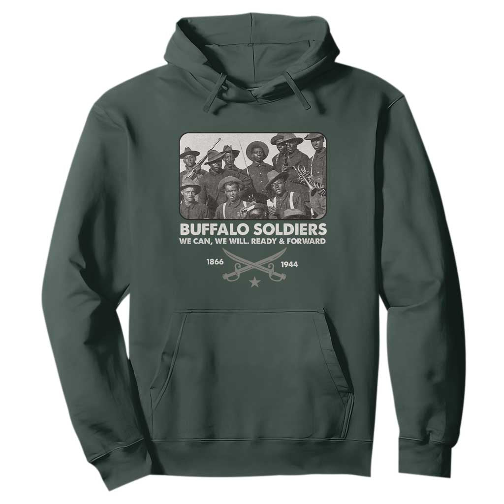 Buffalo Soldiers Hoodie We Can We Will Ready Forward Black History