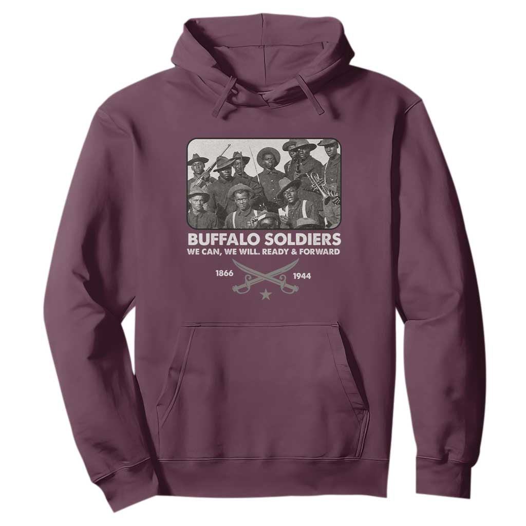 Buffalo Soldiers Hoodie We Can We Will Ready Forward Black History