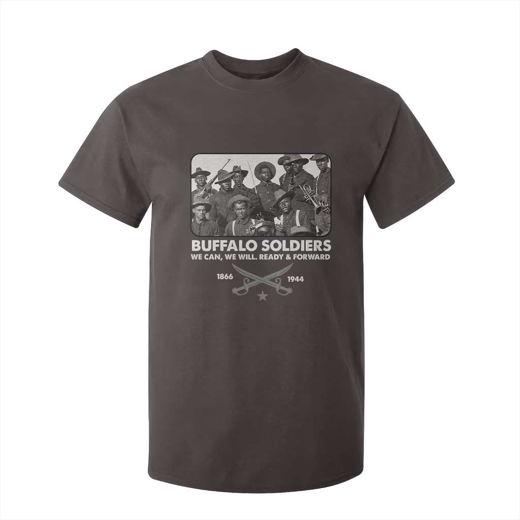 Buffalo Soldiers T Shirt For Kid We Can We Will Ready Forward Black History