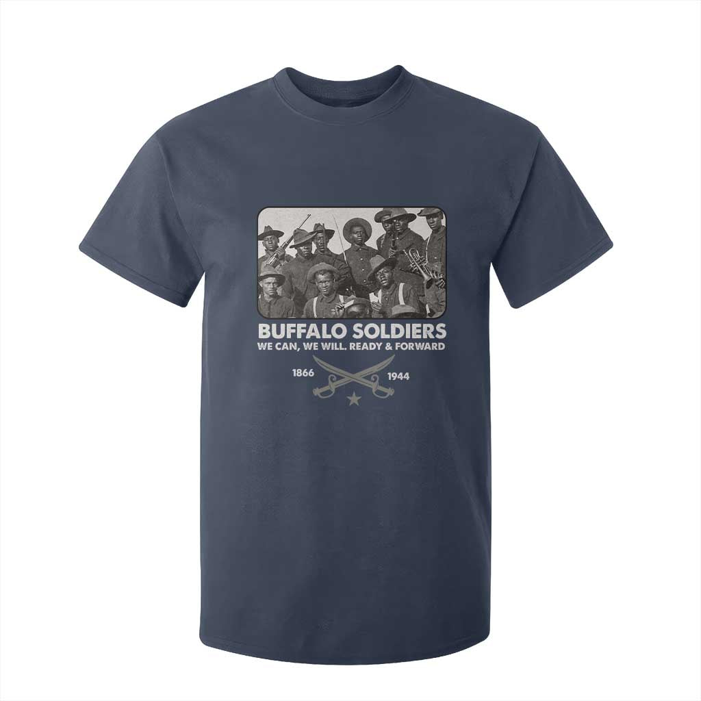 Buffalo Soldiers T Shirt For Kid We Can We Will Ready Forward Black History