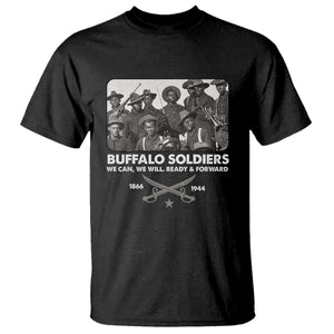 Buffalo Soldiers T Shirt We Can We Will Ready Forward Black History