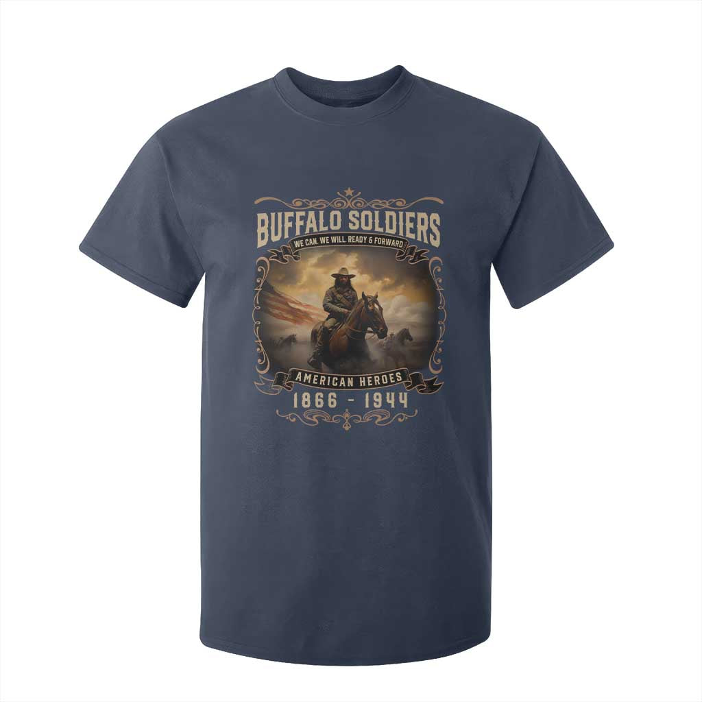 Buffalo Soldiers T Shirt For Kid American Heros Cavalry Black History