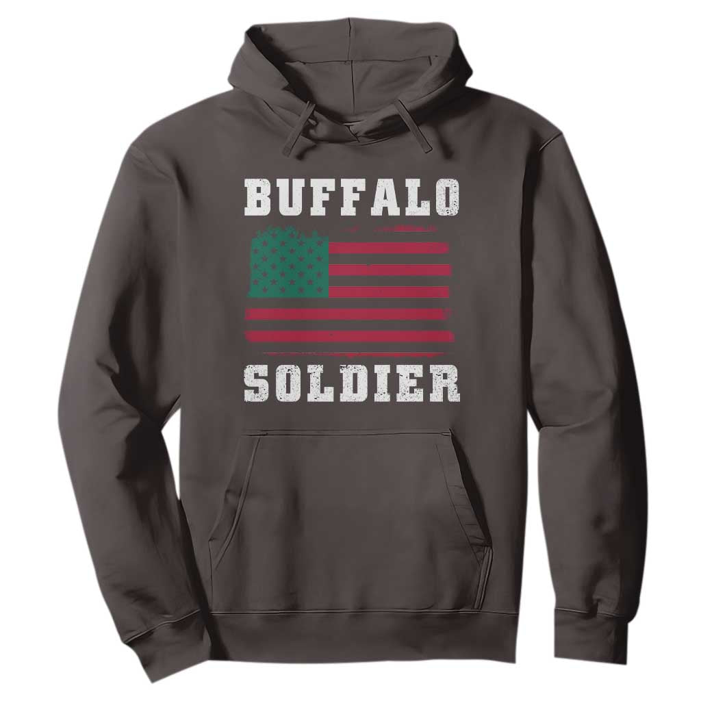 Buffalo Soldiers Hoodie African American Cavalry Black History