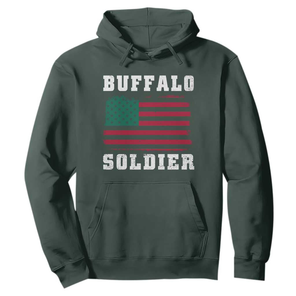 Buffalo Soldiers Hoodie African American Cavalry Black History