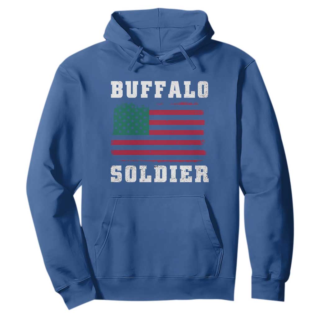 Buffalo Soldiers Hoodie African American Cavalry Black History