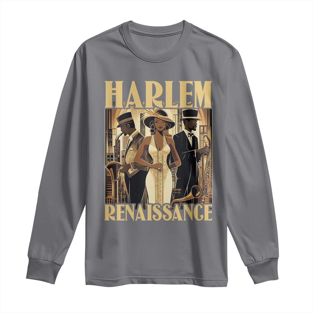 Harlem Renaissance Long Sleeve Shirt 1920s Art Black History Month