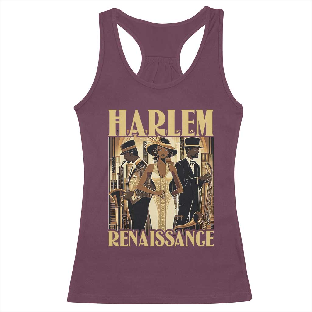 Harlem Renaissance Racerback Tank Top 1920s Art Black History Month