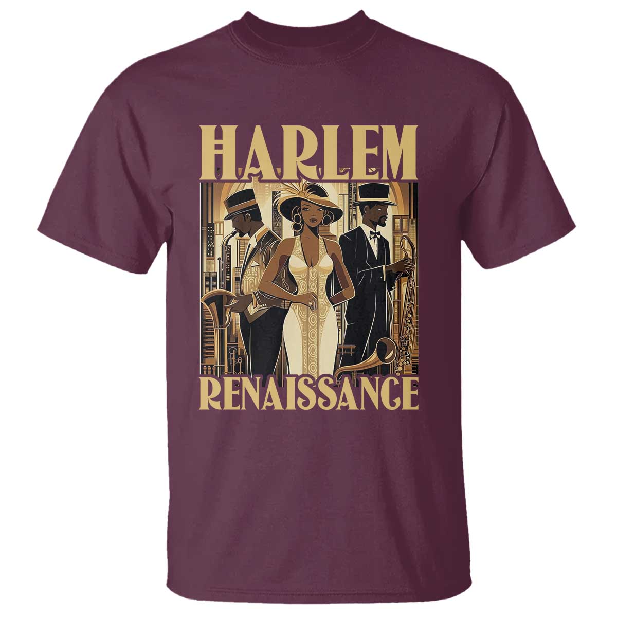 Harlem Renaissance T Shirt 1920s Art Black History Month