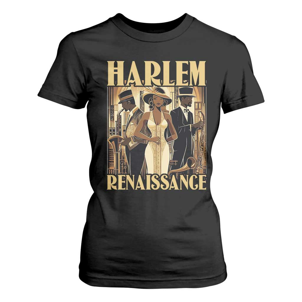Harlem Renaissance T Shirt For Women 1920s Art Black History Month
