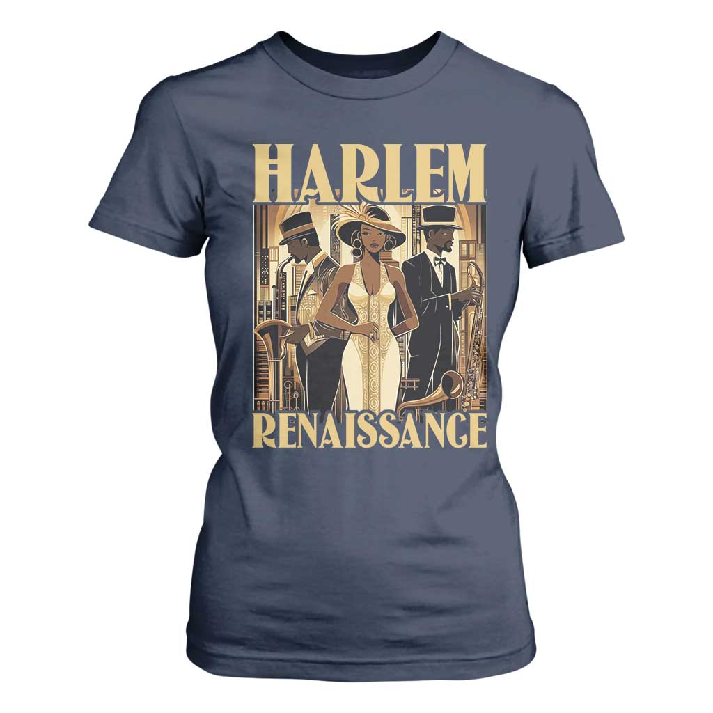 Harlem Renaissance T Shirt For Women 1920s Art Black History Month