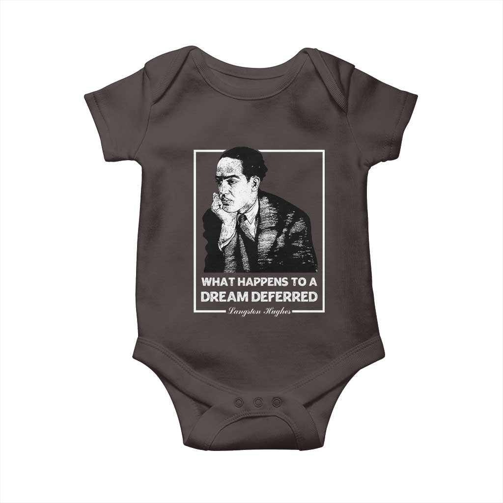 Langston Hughes Baby Onesie A Dream Deferred Harlem Renaissance