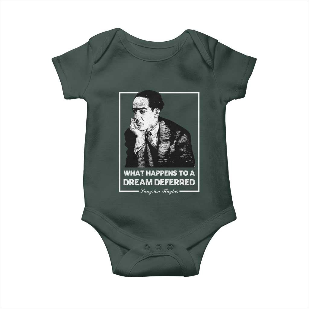 Langston Hughes Baby Onesie A Dream Deferred Harlem Renaissance