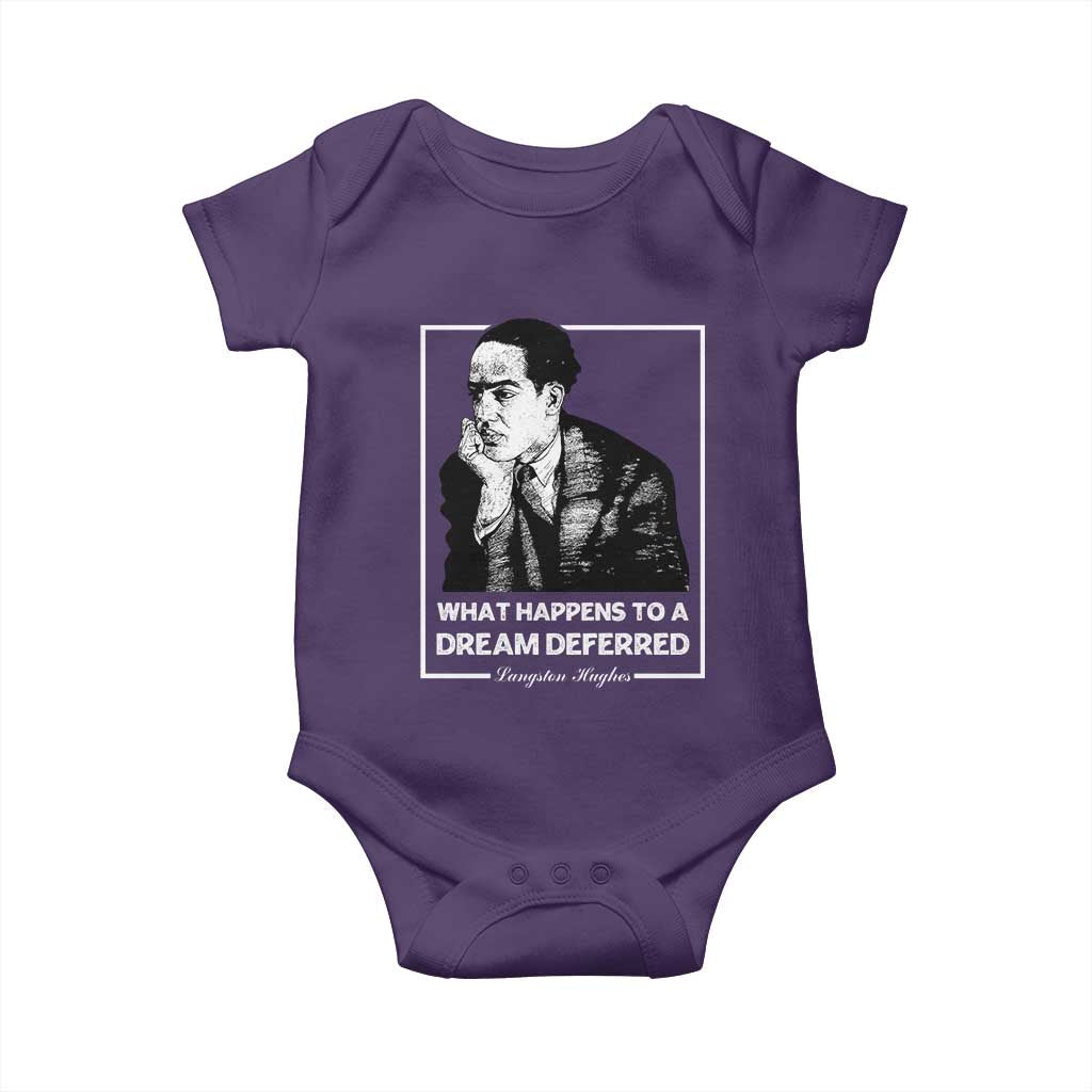 Langston Hughes Baby Onesie A Dream Deferred Harlem Renaissance
