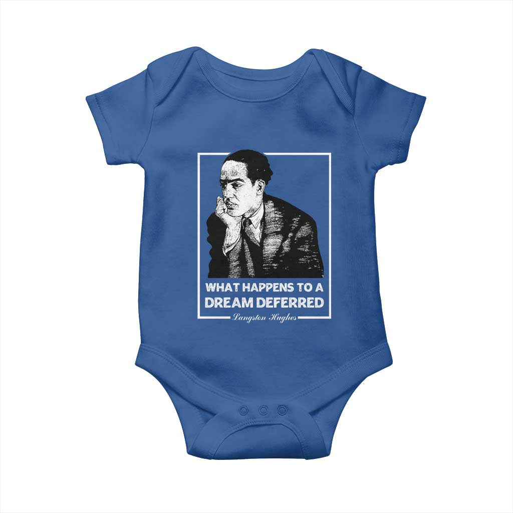 Langston Hughes Baby Onesie A Dream Deferred Harlem Renaissance