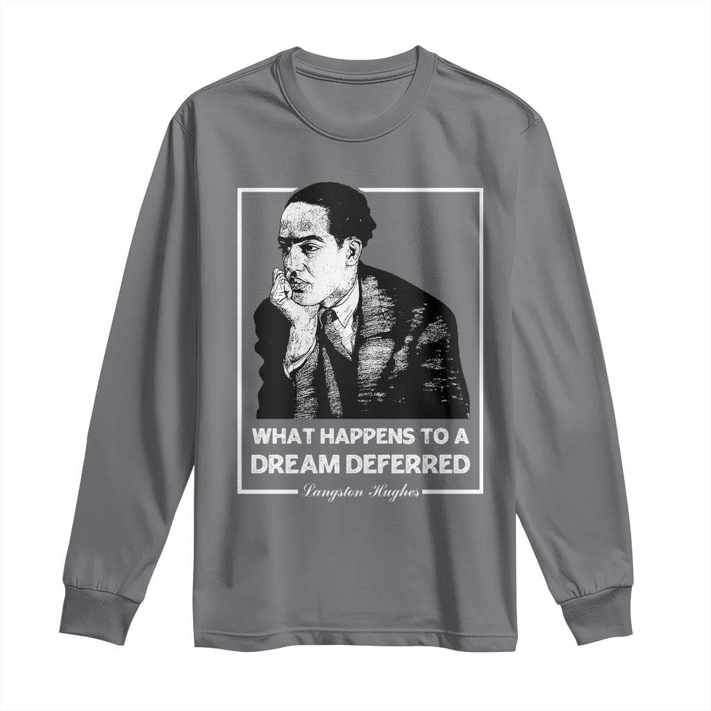 Langston Hughes Long Sleeve Shirt A Dream Deferred Harlem Renaissance