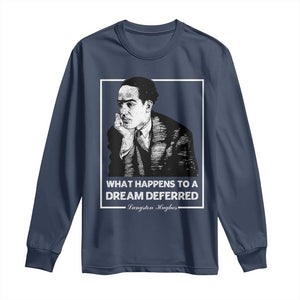 Langston Hughes Long Sleeve Shirt A Dream Deferred Harlem Renaissance