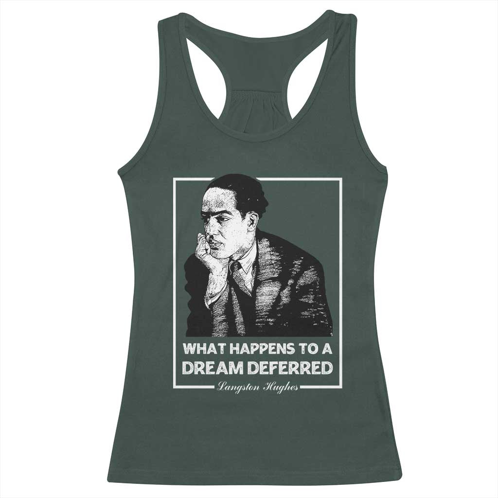 Langston Hughes Racerback Tank Top A Dream Deferred Harlem Renaissance