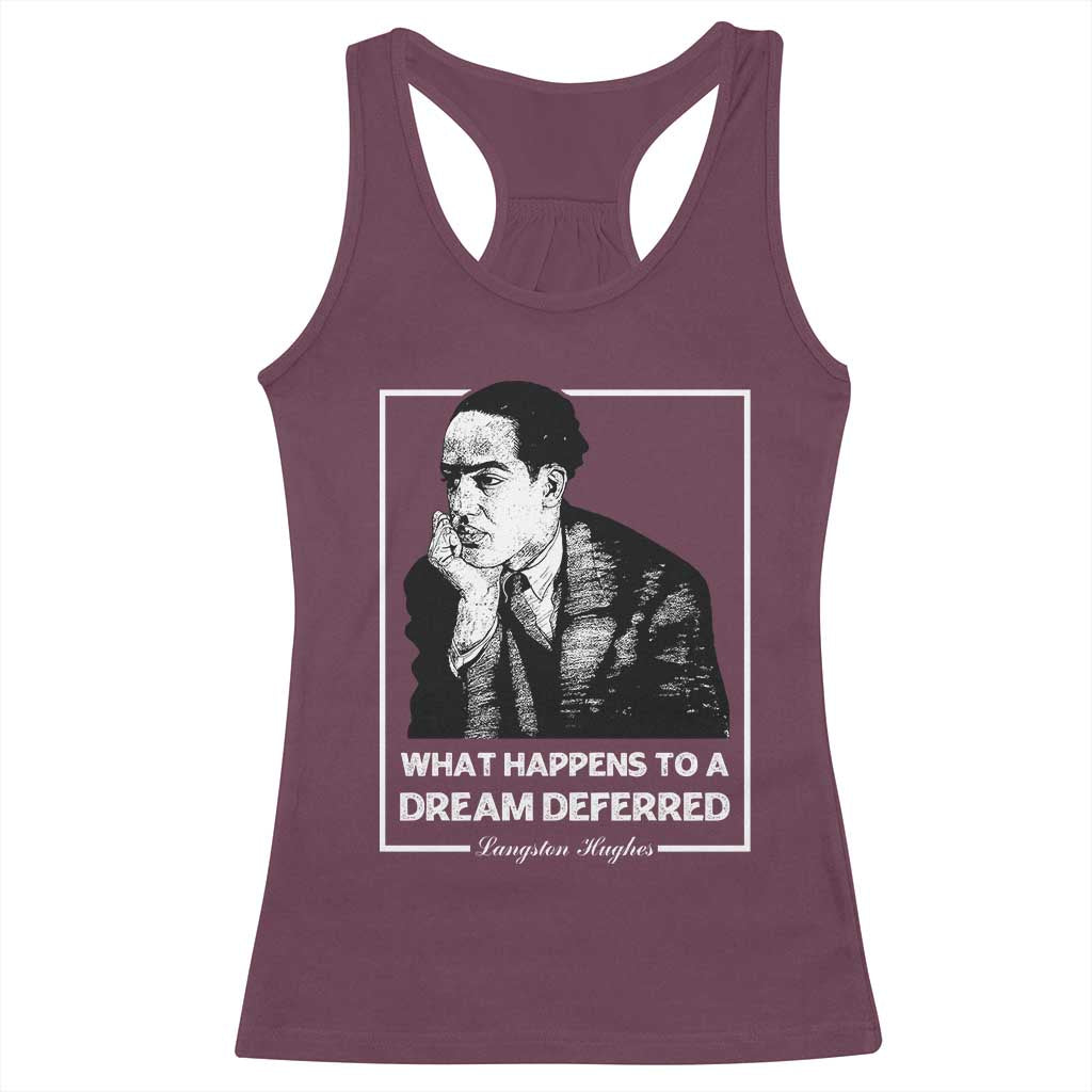 Langston Hughes Racerback Tank Top A Dream Deferred Harlem Renaissance