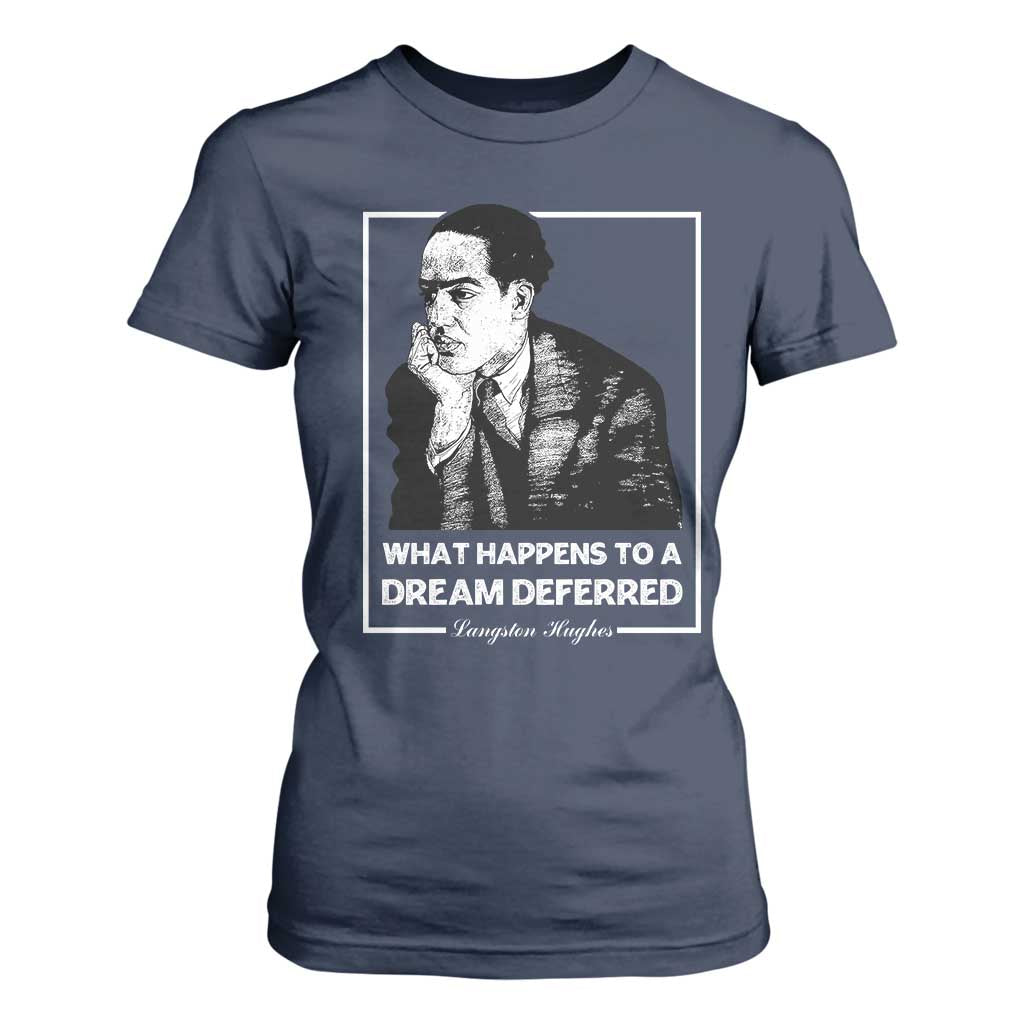 Langston Hughes T Shirt For Women A Dream Deferred Harlem Renaissance