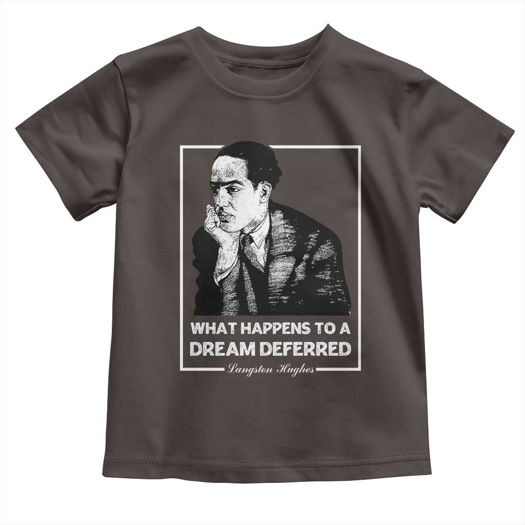 Langston Hughes Toddler T Shirt A Dream Deferred Harlem Renaissance