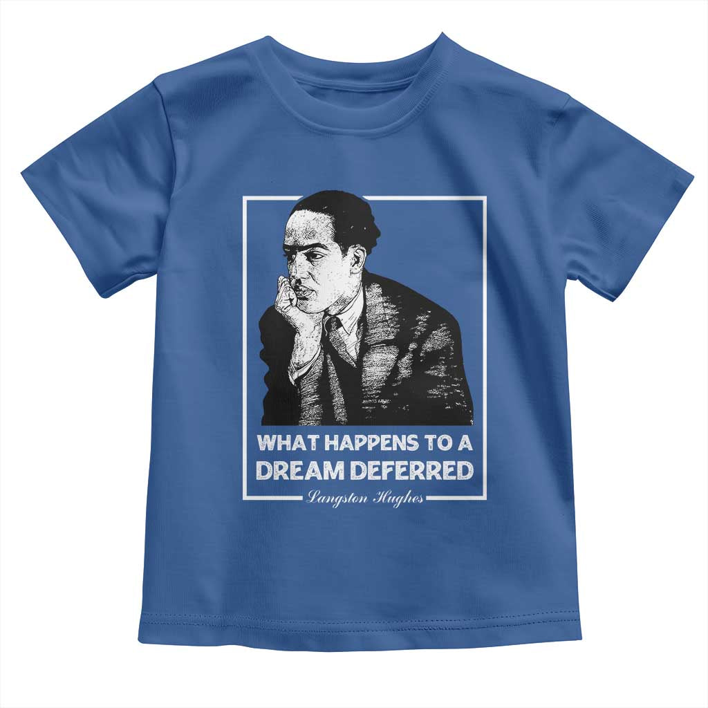 Langston Hughes Toddler T Shirt A Dream Deferred Harlem Renaissance