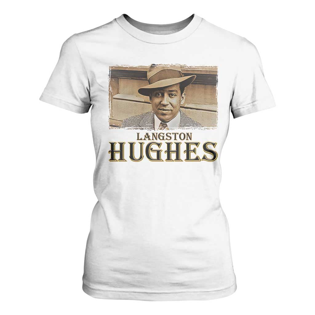 Langston Hughes T Shirt For Women Harlem Renaissance Black History