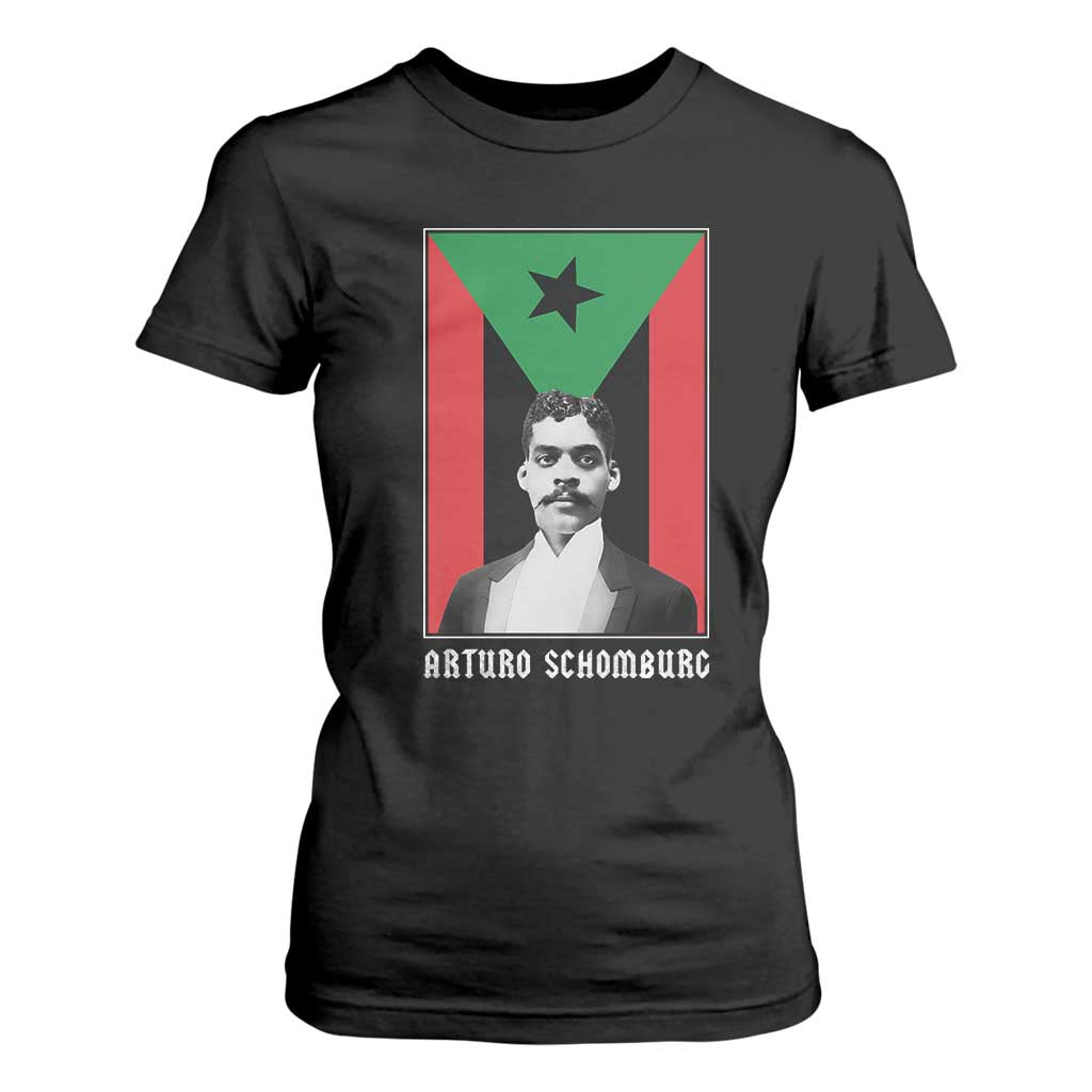 Arturo Schomburg T Shirt For Women Puerto Rican Harlem Renaissance