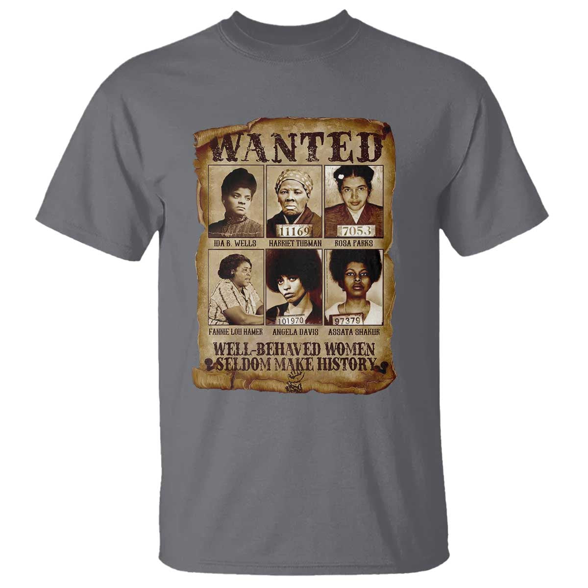 Black Women History T Shirt Well Behaved Women Rarely Make History Melanin