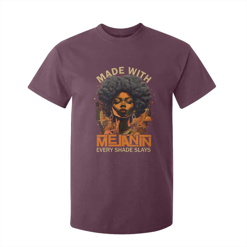 Black Women T Shirt For Kid Melanin Juneteenth Black History