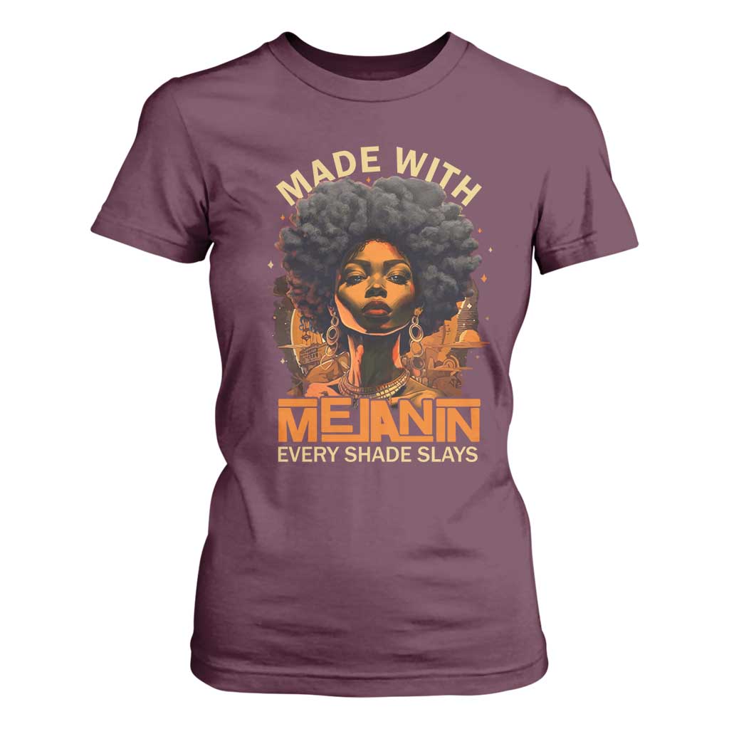 Black Women T Shirt For Women Melanin Juneteenth Black History
